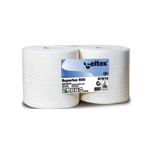 ROLA HARTIE - TRIS C1000 3STR (36 X 26 CM) 2ROLE/BAX - Hartie ecologica de culoare alba refolosibila dupa...