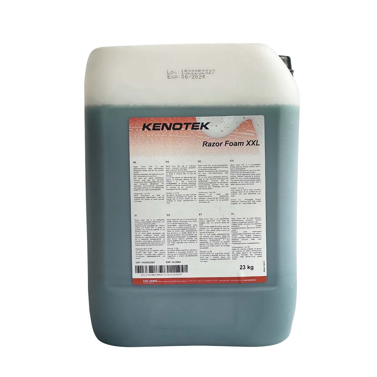 RAZOR FOAM XXL - SPUMA ACTIVA CONCENTRATA - 23 KG - Spuma activa profesionala concentrata, alcalina ,...