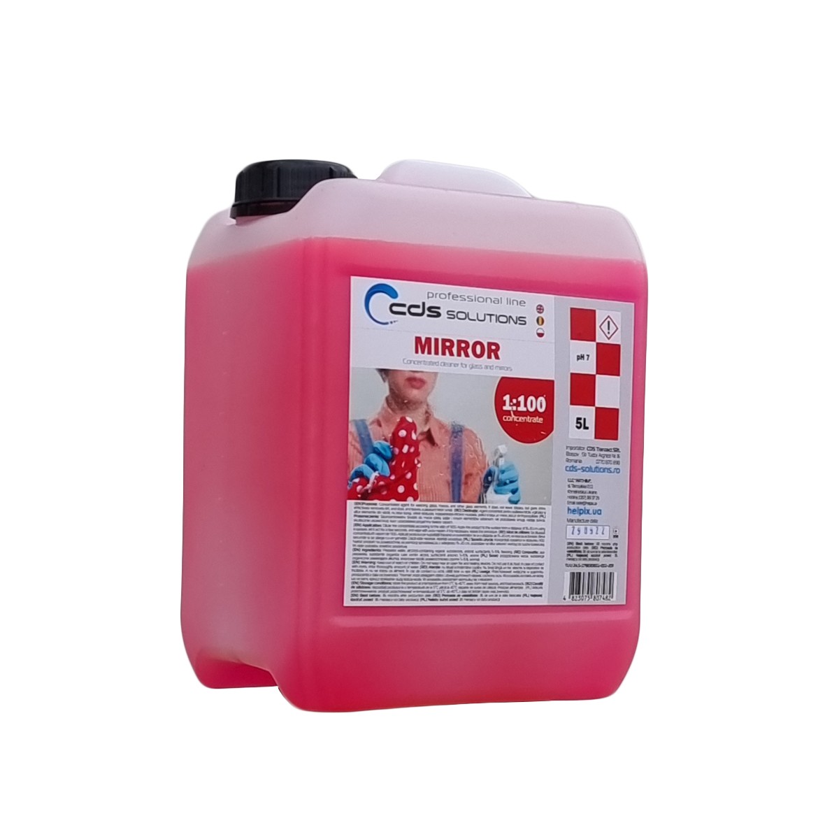 CDS GLASS-MIRROR CONCENTRATE - 5 L - Solutia concentrata de geamuri MIRROR CDS 5L este...