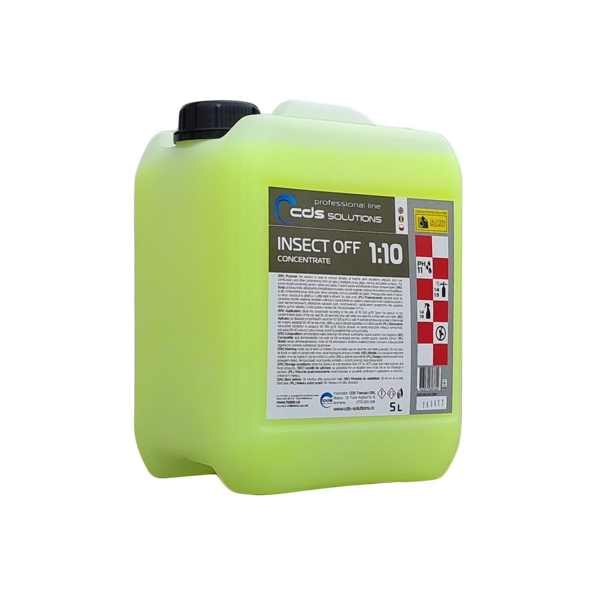 CDS INSECT OFF - SOLUTIE CURATAT INSECTE - 5 L - Repelentul impotriva insectelor INSECT OFF CDS est...