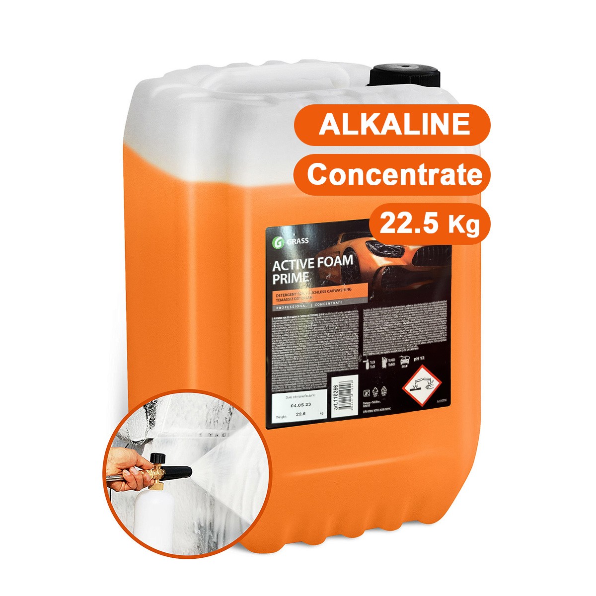 ACTIVE PRIME - SPUMA ACTIVA CONCENTRATA - 22.5 KG - Spuma activa concentrata pentru spalarea fara...